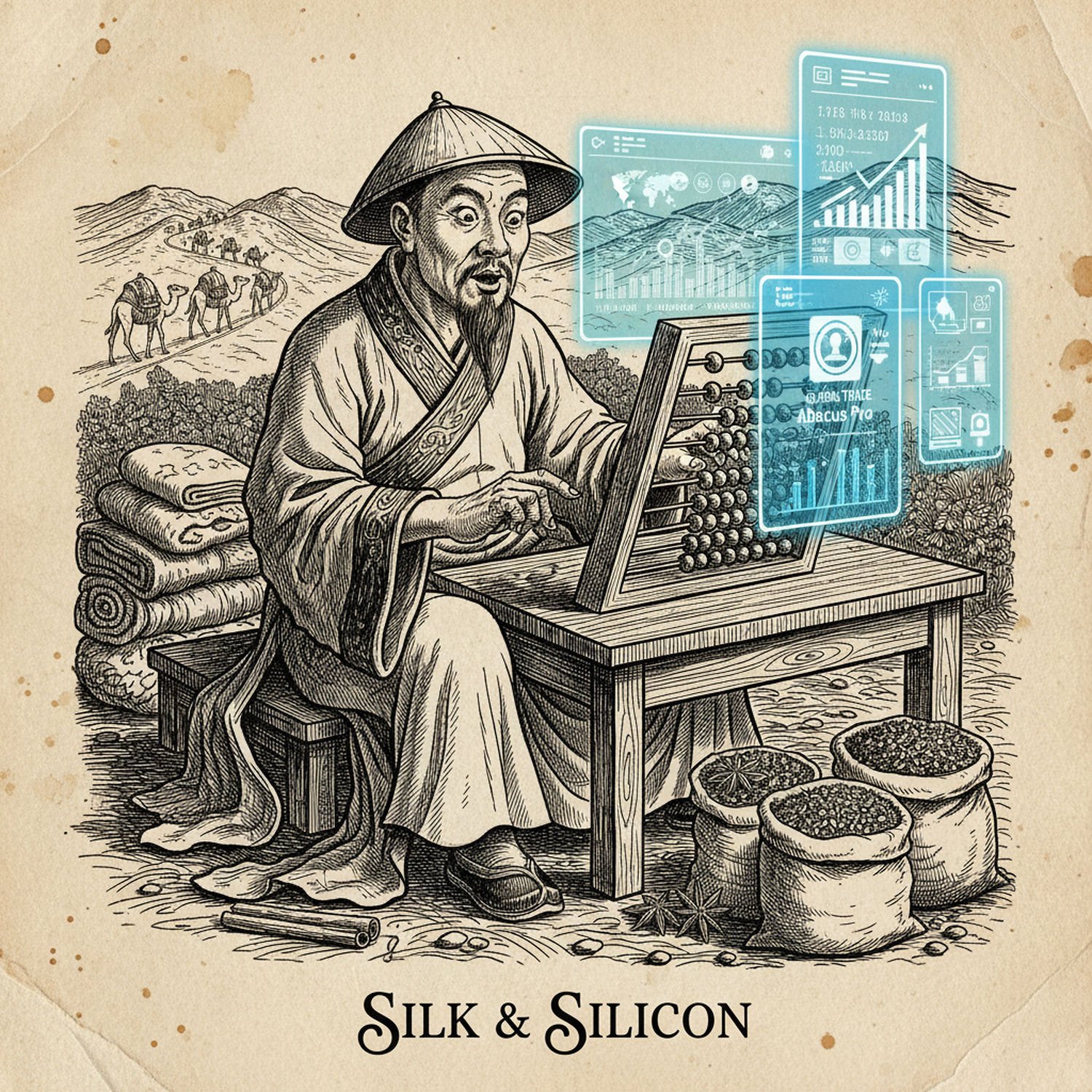 Ilustracja poglądowa do artykułu w kategorii Technologie IT - od liczydła do komputerów