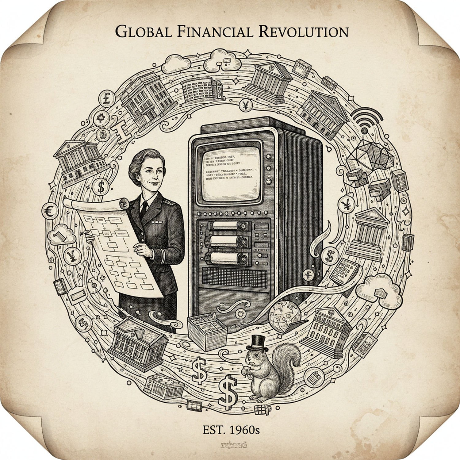 Ilustracja poglądowa do artykułu w kategorii Technologie IT - od liczydła do komputerów