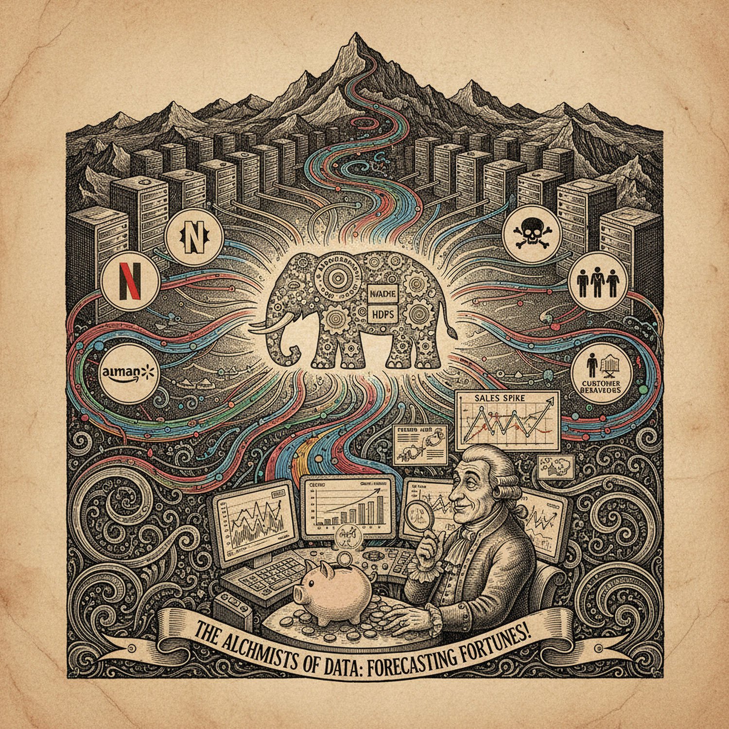 Ilustracja poglądowa do artykułu w kategorii Technologie IT - od liczydła do komputerów