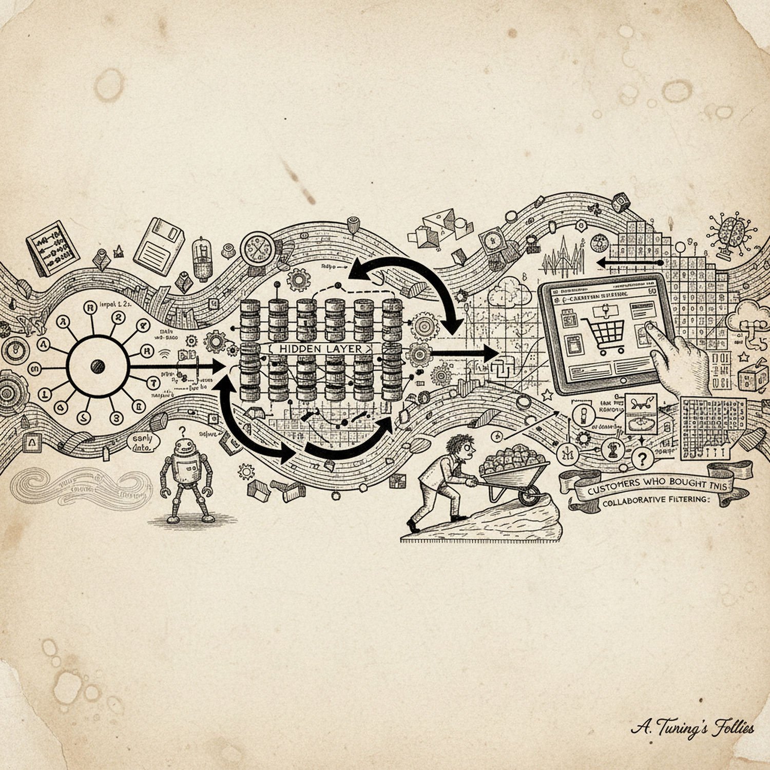 Ilustracja poglądowa do artykułu w kategorii Technologie IT - od liczydła do komputerów