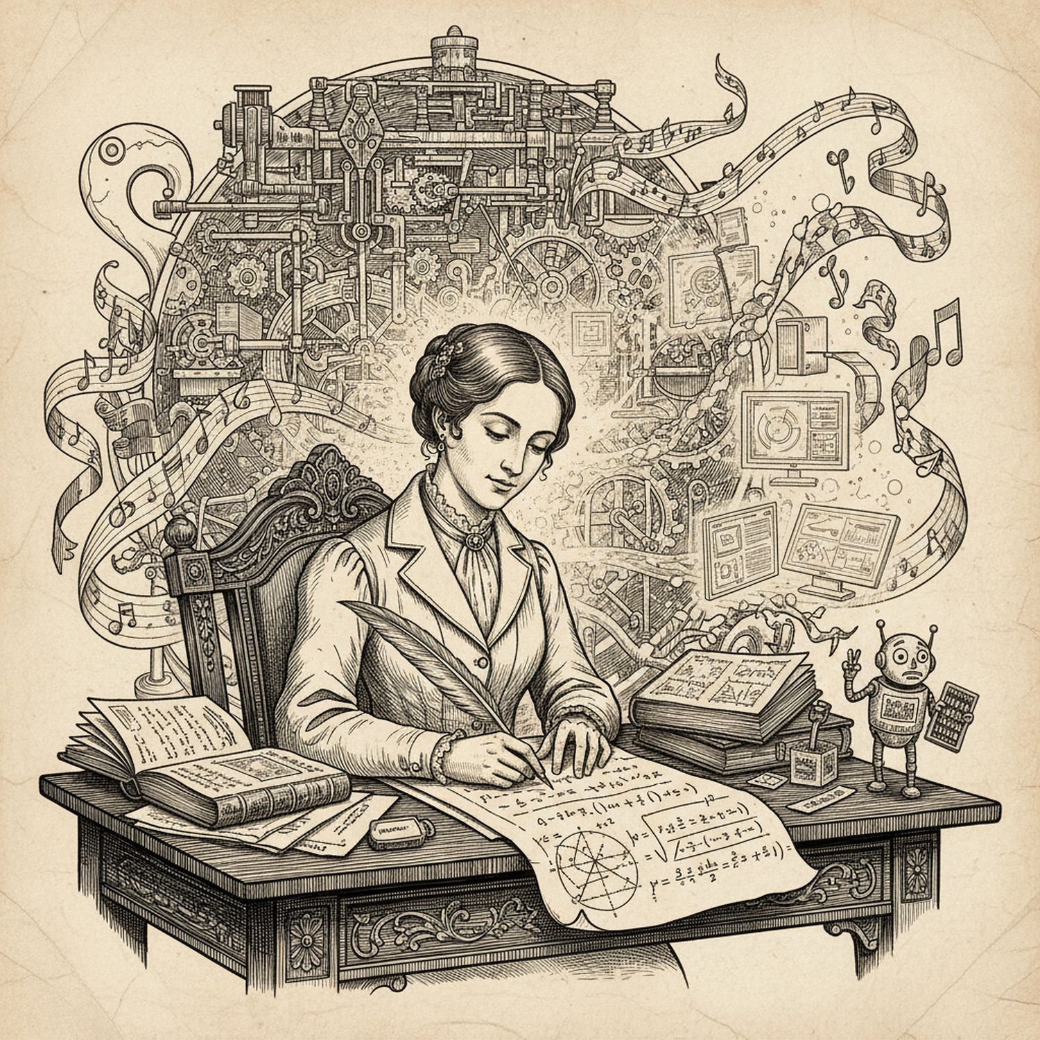 Ilustracja poglądowa do artykułu w kategorii Technologie IT - od liczydła do komputerów