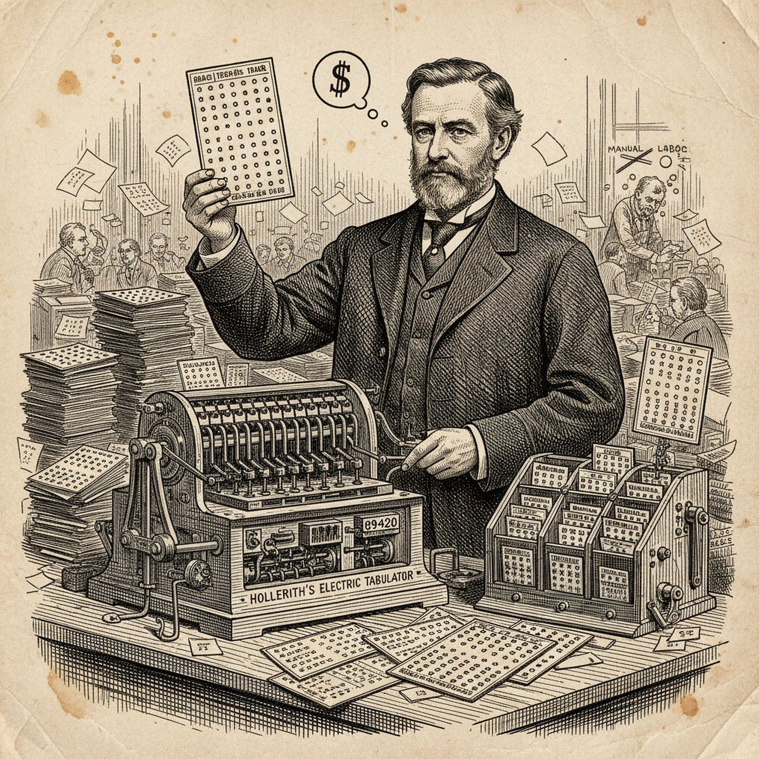 Ilustracja poglądowa do artykułu w kategorii Technologie IT - od liczydła do komputerów