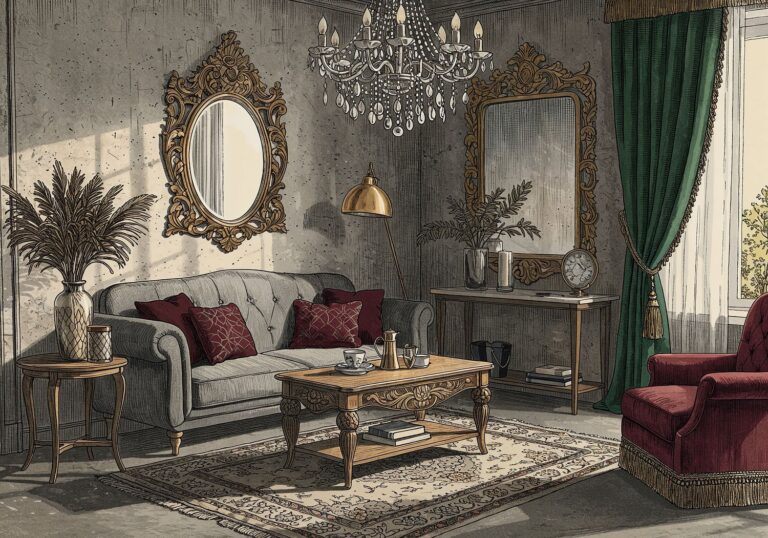 Odkryj majestat baroku we współczesnym salonie – Jak łączyć klasykę z nowoczesnością dla luksusowej przestrzeni