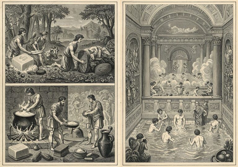 Ewolucja mydła – od galijskich eksperymentów do rzymskich term