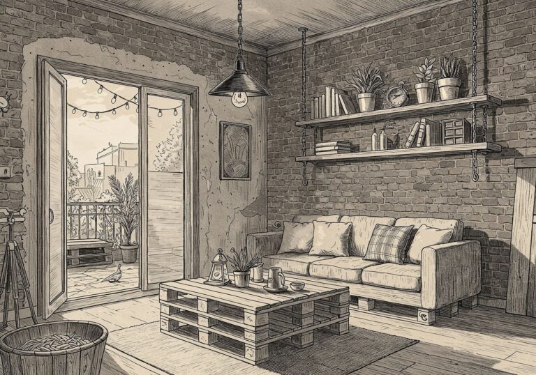 Surowy urok stylu industrialnego – dekoracje DIY dla autentycznego fabrycznego wnętrza