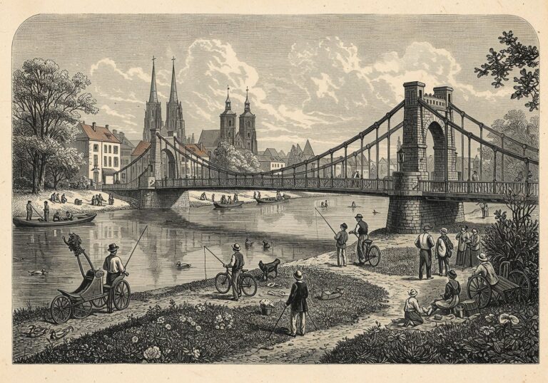 Szlak wrocławskich mostów wiszących – inżynieria i widoki z perspektywy nieba