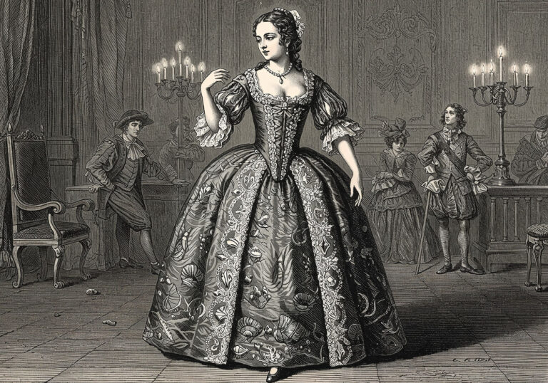 Portugalskie stroje dworskie ery João V – barokowa przesada z nutą zmysłowości