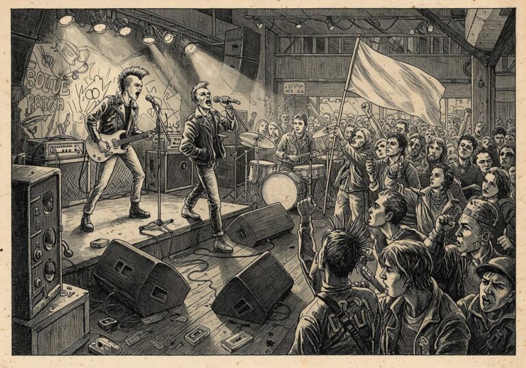 Punk i Nowa Fala w Polsce lat 80. – Muzyka jako krzyk wolności i społeczny komentarz w szarej rzeczywistości
