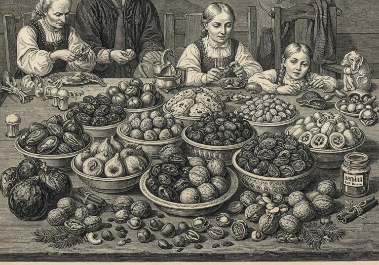 Zapomniane słodkości wigilijne – suszone owoce, orzechy i ich historyczne znaczenie