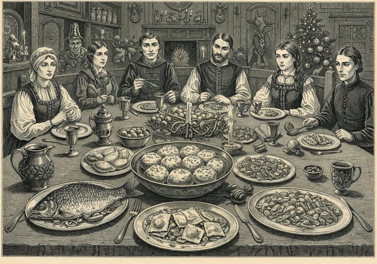 Od postnych klusek do wigilijnych symboli – historia makaronu w tradycji świątecznej