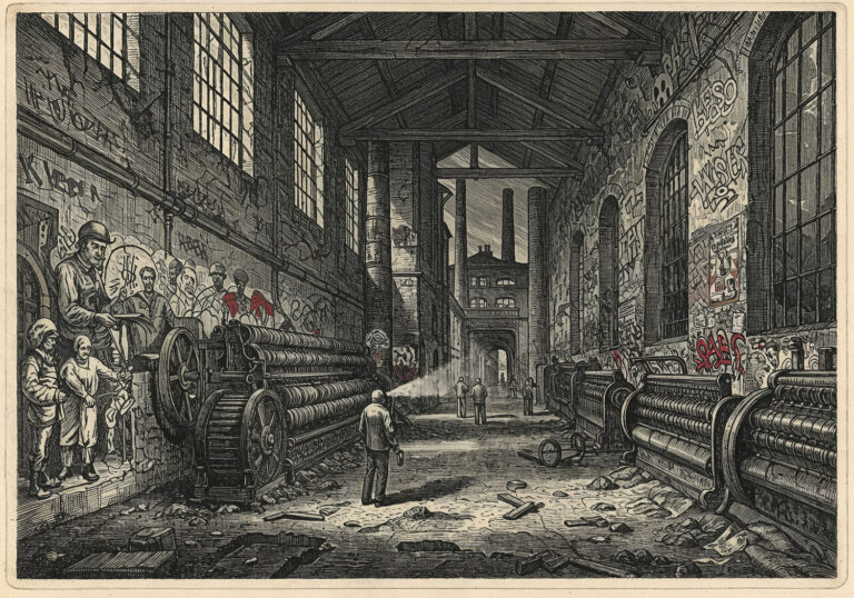 Odkryj betonowe duchy Łodzi – szlak opuszczonych fabryk WEC i ich artystyczne odrodzenie