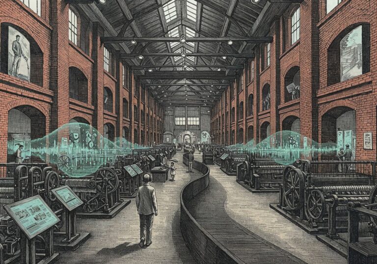 Szlak dźwięków w dawnej fabryce Scheiblera – nieznane oblicza Łodzi