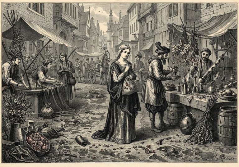 Zapachy średniowiecza – perfumy jako tarcza przed plagą brudu i fetoru