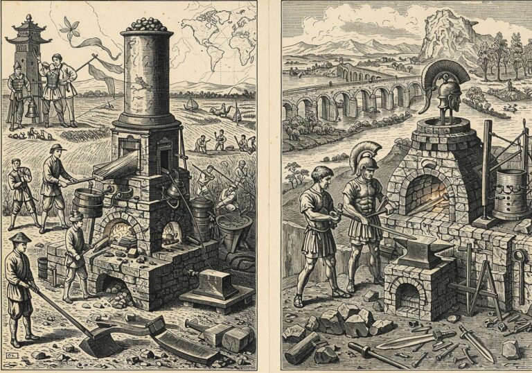 Żelazo w dynastii Han i starożytnym Rzymie – starcie dwóch metalurgicznych imperiów