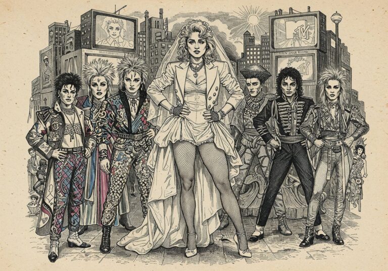 Madonna i popkultura lat 80. – Jak gwiazdy muzyki stały się ikonami stylu i łamały tabu modą
