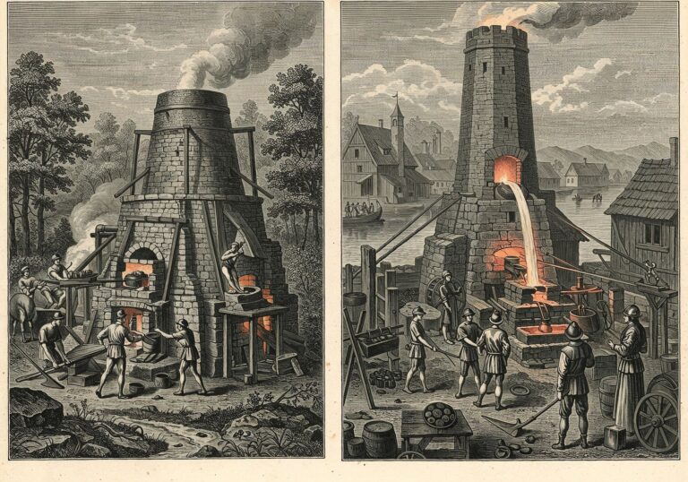 Surówka żelaza w średniowieczu – od prymitywnego wytopu do rewolucji metalurgicznej