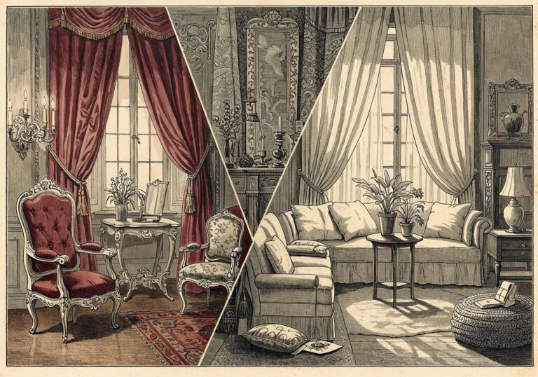 Tekstylia w historii wnętrz – od luksusu aksamitu do prostoty lnu