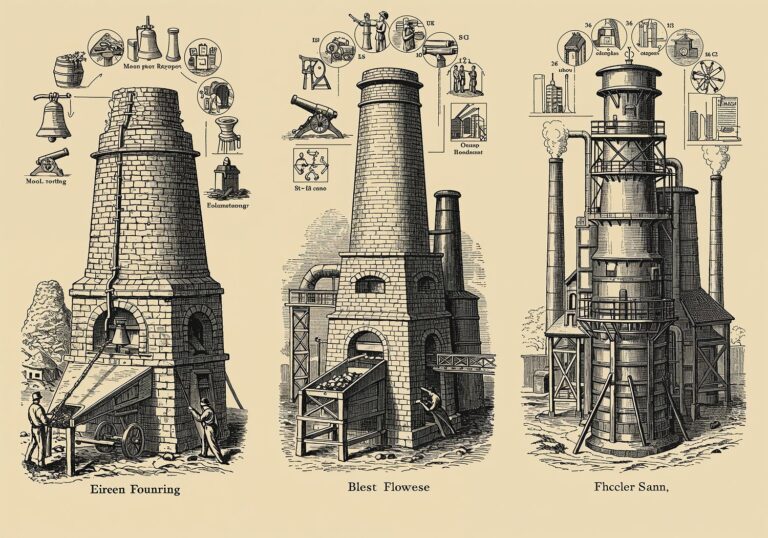 Piece szybowe – ewolucja od błota do stali