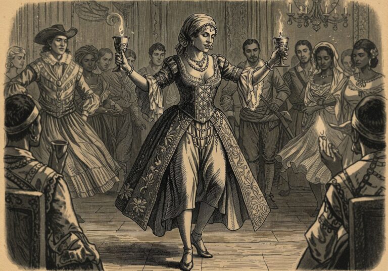 Portugalskie suknie kolonialne z XVII wieku – złoto i skóra na widoku