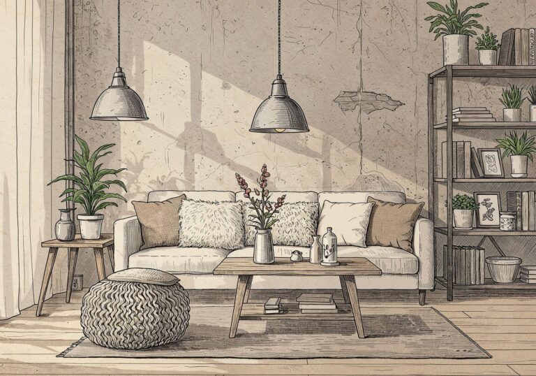 Wprowadzanie równowagi w designie wnętrz – jak skandynawski styl łagodzi chłód industrialny