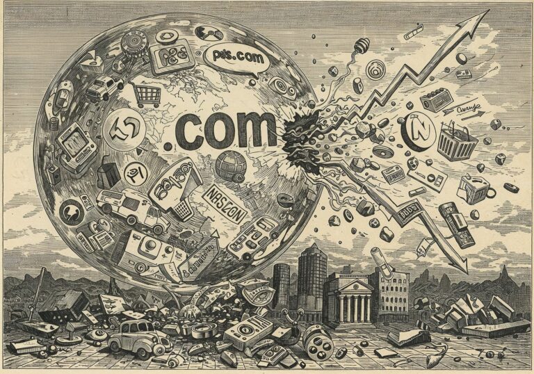 Bańka dot-com – lekcje z krachu 2000 roku dla dzisiejszych startupów technologicznych