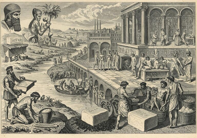 Mydło w starożytności – od prymitywnych mieszanek po rzymską rewolucję higieny