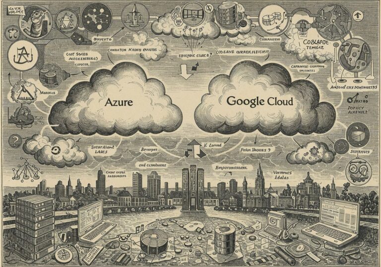 Azure i Google Cloud – rywalizacja, która rewolucjonizuje chmury obliczeniowe i obniża koszty dla firm
