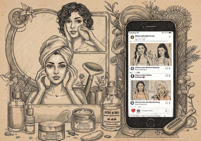 Jak #SkincareMadeMePretty rewolucjonizuje branżę kosmetyczną – wpływ Instagrama na codzienne rytuały piękna