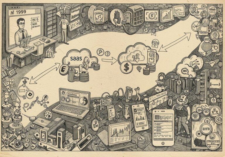 Ewolucja modelu SaaS – od pionierskiego Salesforce do dominacji subskrypcji w świecie enterprise