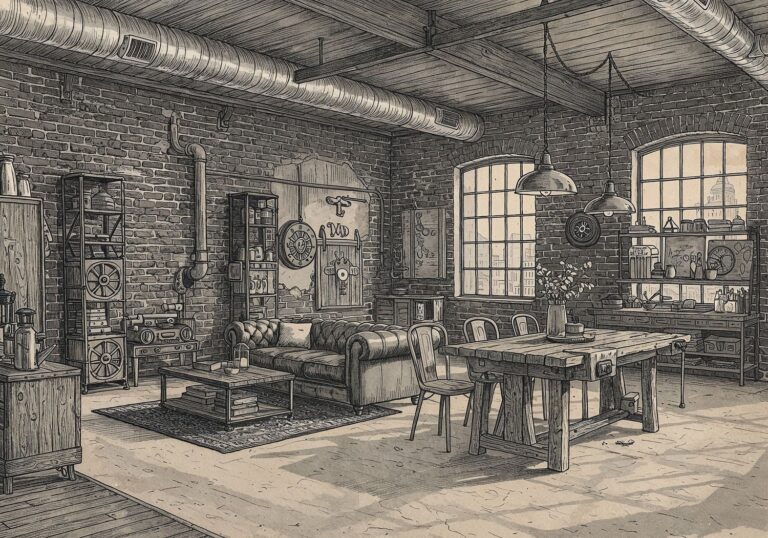 Industrialna rewolucja w Twoim mieszkaniu – od fabryki do loftu