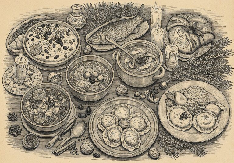 Kulinarna geografia – regionalne różnice w potrawach wigilijnych