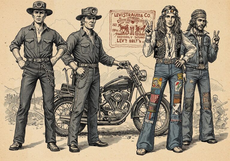 Dżinsy – Od twardej pracy górników do ikony buntu i elegancji