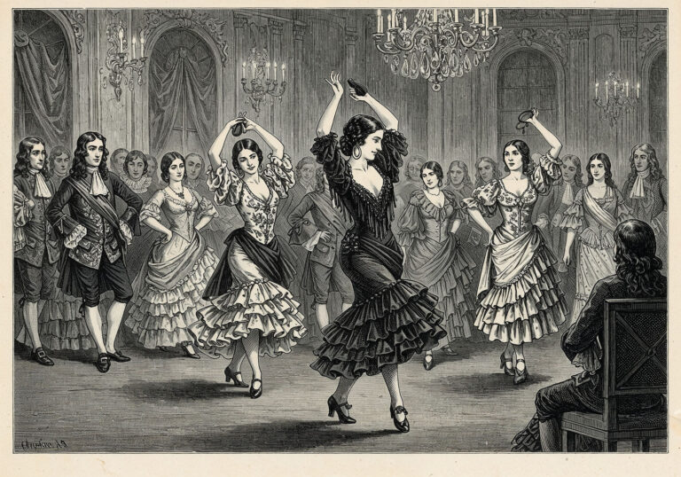 Zmysłowe kostiumy tancerek bolero – hiszpański powiew na dworze Ludwika XIV