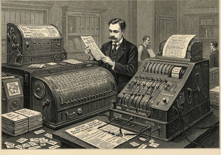 Karty perforowane Hermana Holleritha – wynalazek, który zmienił oblicze przetwarzania danych