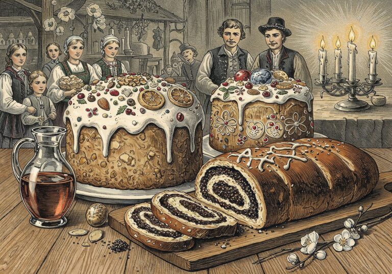 Makowce i mazurki – podróż przez historię wigilijnych i wielkanocnych wypieków