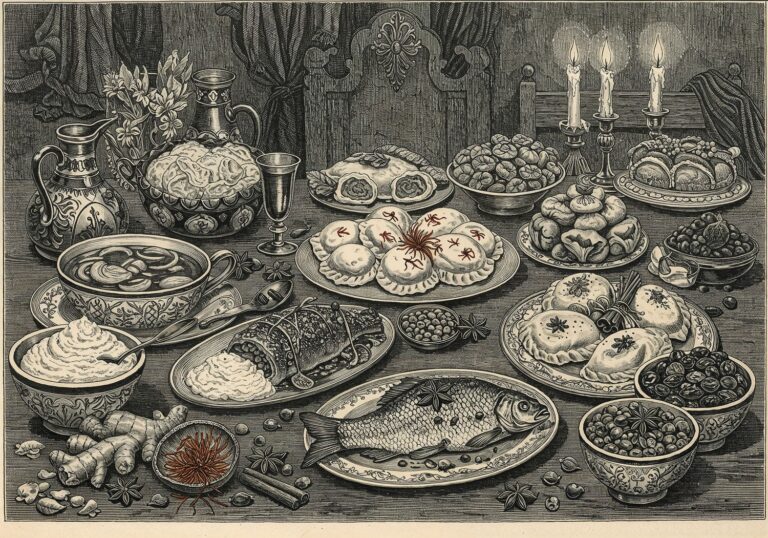 Zioła i przyprawy w dawnej kuchni wigilijnej – co oprócz majeranku i pieprzu?