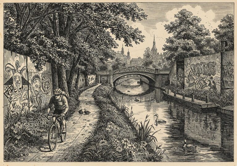 Odkryj ukryty szlak rowerowy wzdłuż kanałów Odry – nieznane oblicza Wrocławia