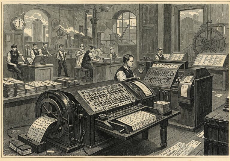 Maszyny tabulacyjne – mechaniczny przełom w księgowości rewolucji przemysłowej