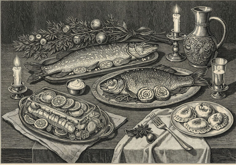 Wigilijna ryba poza karpiem – historia szczupaka, lina i sandacza na stole postnym