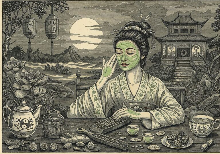 Ziołowe maseczki chińskie – harmonia natury i skóry w rytuałach anti-aging