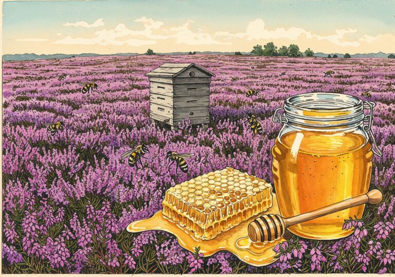 Miód wrzosowy – król miodów o galaretowatej konsystencji i unikalnym smaku