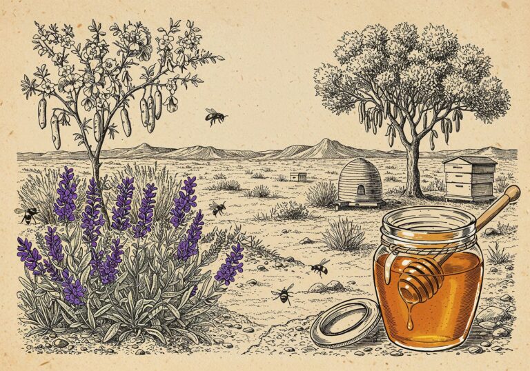 Pustynne eliksiry natury – miód z szałwii i mesquite z południowo-zachodnich Stanów Zjednoczonych i Meksyku