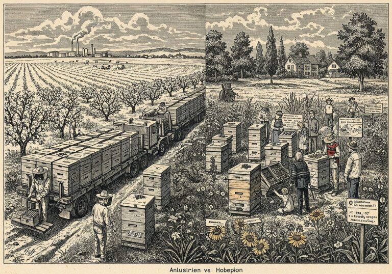 Pszczelarstwo zawodowe kontra hobbystyczne – odkryj różnice w pracy z pszczołami na skalę globalną i lokalną