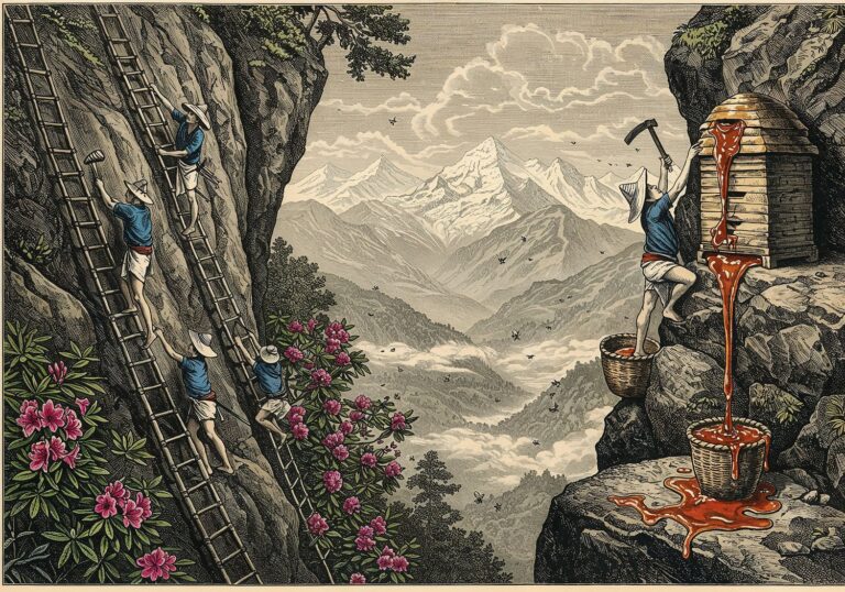 Himalajski miód obłędny – Ryzykowne sekrety psychoaktywnego nektaru z nepalskich szczytów