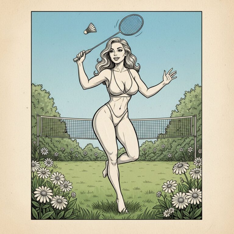 Badminton w ogrodzie – dynamiczny trening refleksu i kobiecej sylwetki