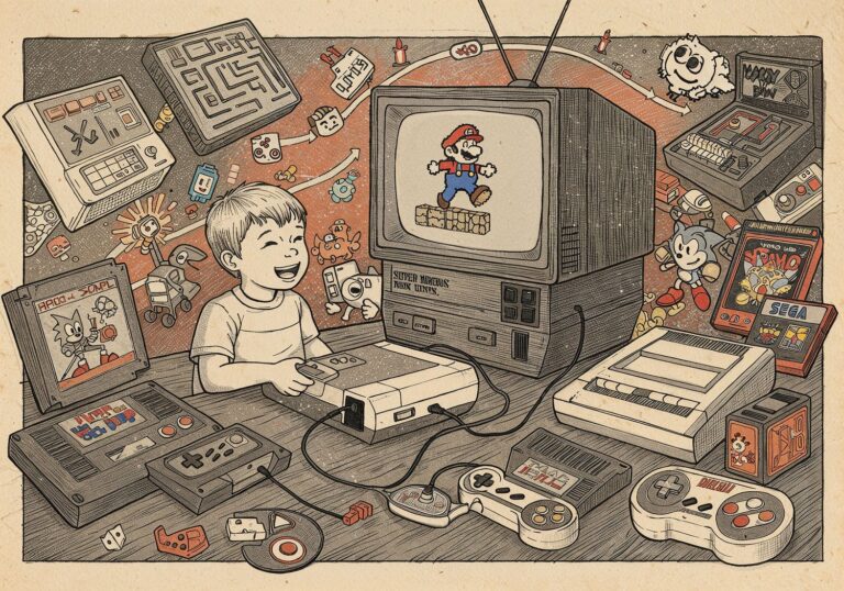 Odkryj magię retro gier i konsol – podróż w czasie do ery pikselowej nostalgii