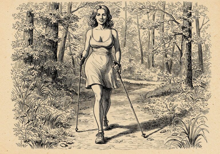 Nordic walking – idealna aktywność dla kobiet budujących harmonijną sylwetkę