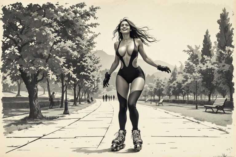 Rolki i wrotki w parku – radosny trening na krągłe pośladki i smukłe uda