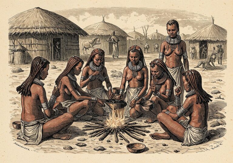 Czerwona ochra – tajemnica urody kobiet Himba w Namibii