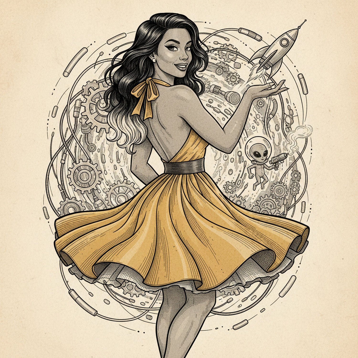 Ilustracja poglądowa do artykułu w kategorii Modnie i stylowo - Pin-Up Girls